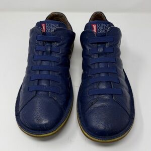 Camper Twins Men's Blue Leather Sneakers Great Condition